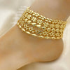 20 Assorted Design Link Anklets in Oro Laminado Assorted ($5.00 each) for $100 Gold Layered
