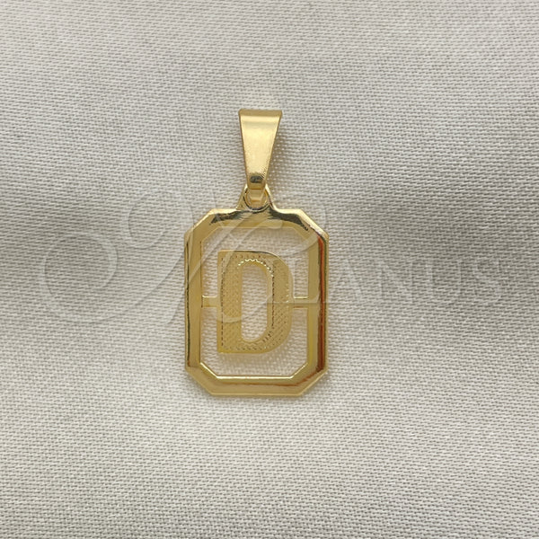 Gold Filled Pendant — Fancy Pendant Initials Design Polished 05.02. — main product view — SKU 152589 | Oro Laminado dije — elegante Pendant Initials diseño pulido 05.02. — SKU 152589