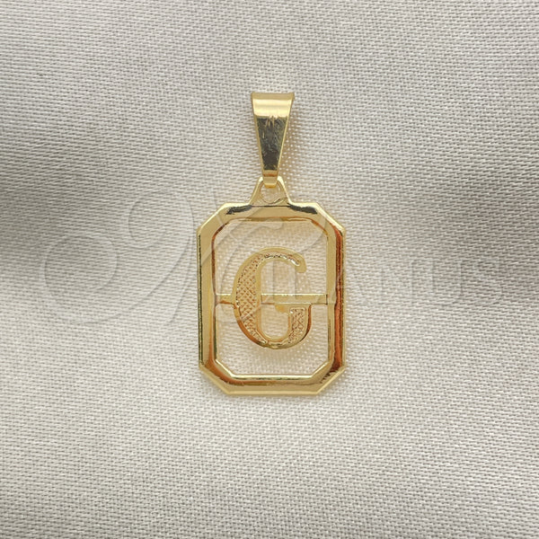 Gold Filled Pendant — Fancy Pendant Initials Design Polished 05.02. — main product view — SKU 152590 | Oro Laminado dije — elegante Pendant Initials diseño pulido 05.02. — SKU 152590
