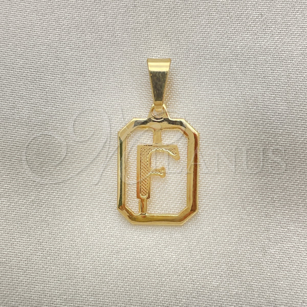 Gold Filled Pendant — Fancy Pendant Initials Design Polished 05.02. — main product view — SKU 152591 | Oro Laminado dije — elegante Pendant Initials diseño pulido 05.02. — SKU 152591