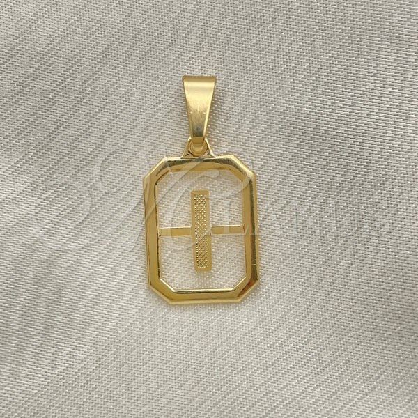Gold Filled Pendant — Fancy Pendant Initials Design Polished 05.02. — main product view — SKU 152593 | Oro Laminado dije — elegante Pendant Initials diseño pulido 05.02. — SKU 152593