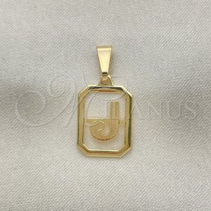 Gold Filled Pendant — Fancy Pendant Initials Design Polished 05.02. — main product view — SKU 152594 | Oro Laminado dije — elegante Pendant Initials diseño pulido 05.02. — SKU 152594