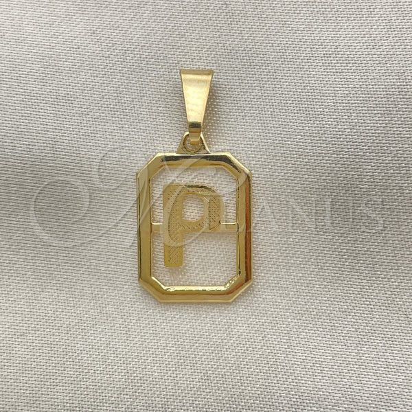 Gold Filled Pendant — Fancy Pendant Initials Design Polished 05.02. — main product view — SKU 152598 | Oro Laminado dije — elegante Pendant Initials diseño pulido 05.02. — SKU 152598