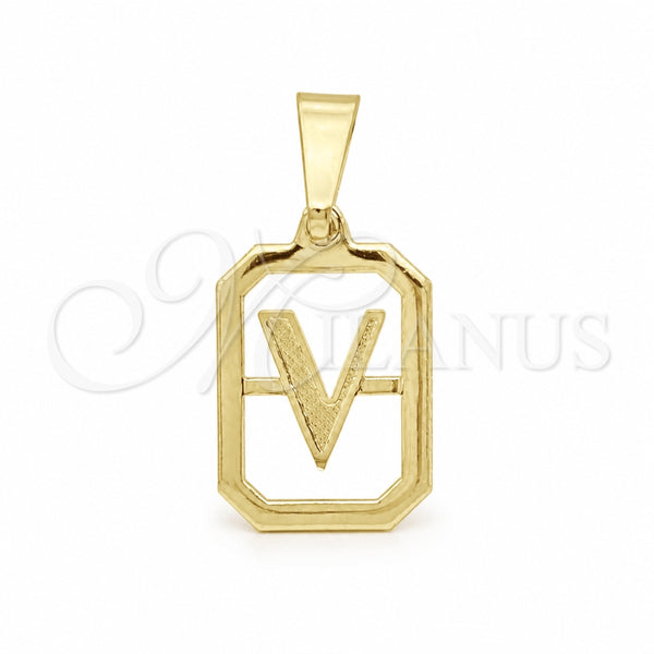 Gold Filled Pendant — Fancy Pendant Initials Design Polished 05.02. — main product view — SKU 152602 | Oro Laminado dije — elegante Pendant Initials diseño pulido 05.02. — SKU 152602