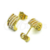 Gold Filled Ring — Stud Earring with Ivory Pearl Polished 02. — alternate product view — SKU 152638 | Oro Laminado anillo — Stud Earring with Ivory Pearl pulido 02. — SKU 152638
