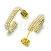 Gold Filled Ring — Stud Earring with Ivory Pearl Polished 02. — alternate product view — SKU 152640 | Oro Laminado anillo — Stud Earring with Ivory Pearl pulido 02. — SKU 152640