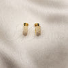 Gold Filled Ring — Stud Earring with Ivory Pearl Polished 02. — alternate product view — SKU 152644 | Oro Laminado anillo — Stud Earring with Ivory Pearl pulido 02. — SKU 152644