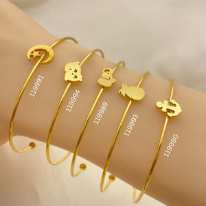 Gold Filled Jewelry — 20 Assorted thin Cuff Bangles Adjustable in $5.00 — main product view — SKU 152653 | Oro Laminado joyería — 20 Assorted thin Cuff Bangles Adjustable in $5.00 — SKU 152653