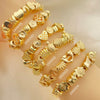 15 Assorted Slider Bead Bracelets in Oro Laminado Gold Filled ($6.67 each) for $100 Gold Layered