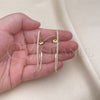 Oro Laminado Medium Hoop, Gold Filled Style with Ivory Pearl, Polished, Golden Finish, 02.379.0055.45