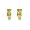 Oro Laminado Huggie Hoop, Gold Filled Style Polished, Golden Finish, 02.213.0483.12