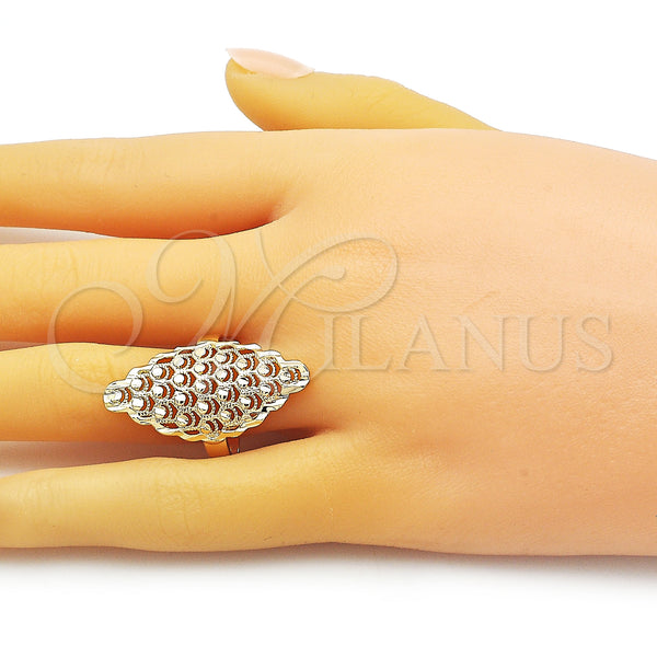 Gold Filled Ring — Elegant Ring Filigree Design Diamond Cutting 01. Size — alternate product view — SKU 152800 | Oro Laminado anillo — Elegant Ring Filigree diseño Diamond Cutting 01. Size — SKU 152800