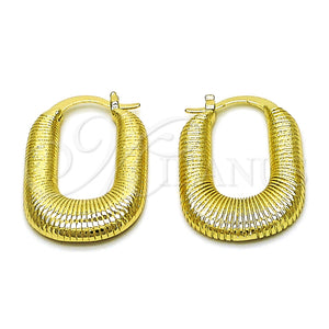 Gold Filled Hoop Earrings — Small Hoop Rat Tail Design Diamond Cutting 02. — main product view — SKU 152835 | Oro Laminado aretes de aro — Small Hoop Rat Tail diseño Diamond Cutting 02. — SKU 152835