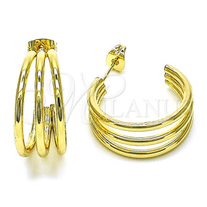Gold Filled Hoop Earrings — Small Hoop Polished 02. — main product view — SKU 152848 | Oro Laminado aretes de aro — Small Hoop pulido 02. — SKU 152848