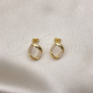 Gold Filled Ring — Stud Earring with Ivory Pearl Polished 02. — main product view — SKU 152884 | Oro Laminado anillo — Stud Earring with Ivory Pearl pulido 02. — SKU 152884