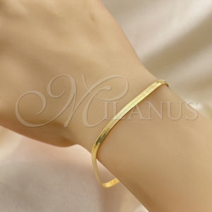 Gold Filled Ring — Basic Bracelet Herringbone Design Polished 03.02. 03 MM — main product view — SKU 152914 | Oro Laminado anillo — básico Bracelet Herringbone diseño pulido 03.02. 03 MM — SKU 152914