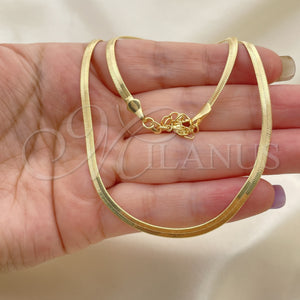 Gold Filled Ring — Basic Necklace Herringbone Design Polished 03.02. 03 MM — main product view — SKU 152915 | Oro Laminado anillo — básico Necklace Herringbone diseño pulido 03.02. 03 MM — SKU 152915