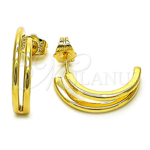 Gold Filled Ring — Stud Earring Polished 02. — main product view — SKU 152934 | Oro Laminado anillo — Stud Earring pulido 02. — SKU 152934