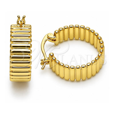 Oro Laminado Small Hoop, Gold Filled Style Polished, Golden Finish, 02.195.0181.20