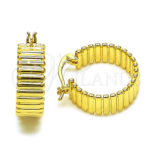 Gold Filled Hoop Earrings — Small Hoop Polished 02. — main product view — SKU 152936 | Oro Laminado aretes de aro — Small Hoop pulido 02. — SKU 152936
