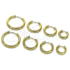 Oro Laminado Huggie Hoop, Gold Filled Style Polished, Golden Finish, 02.195.0189.20