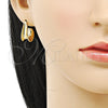 Oro Laminado Small Hoop, Gold Filled Style Polished, Golden Finish, 02.163.0204.16