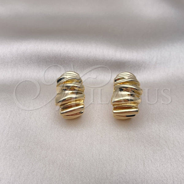 Gold Filled Ring — Stud Earring Diamond Cutting 02. — alternate product view — SKU 152988 | Oro Laminado anillo — Stud Earring Diamond Cutting 02. — SKU 152988