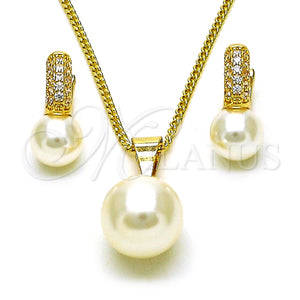Gold Filled Ring — Earring and Pendant Adult Set Ball Design with — main product view — SKU 153077 | Oro Laminado anillo — Earring and Pendant Adult Set Ball diseño with — SKU 153077