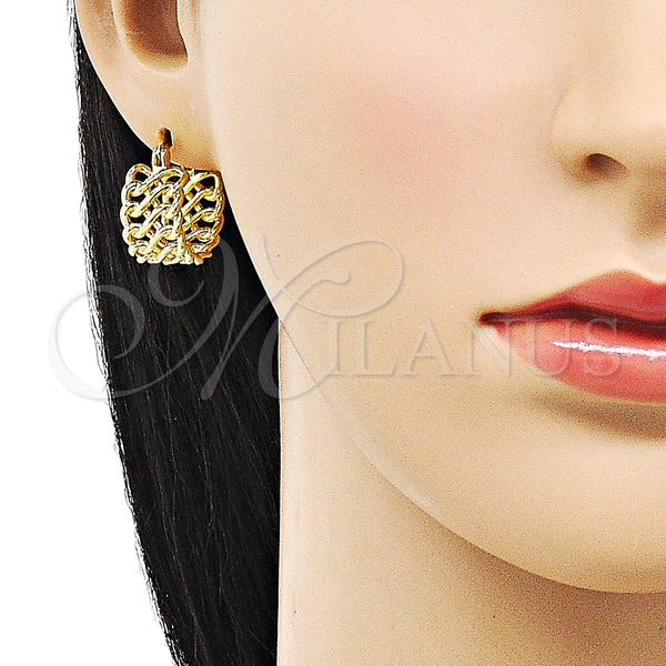 Gold Filled Hoop Earrings — Small Hoop Polished 02. — alternate product view — SKU 153098 | Oro Laminado aretes de aro — Small Hoop pulido 02. — SKU 153098