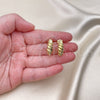 Oro Laminado Small Hoop, Gold Filled Style Polished, Golden Finish, 02.385.0012.20