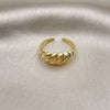 Oro Laminado Elegant Ring, Gold Filled Style Polished, Golden Finish, 01.368.0018 (One size fits all)