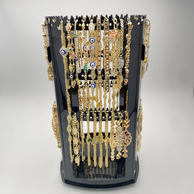 Gold Filled Bracelet — Rotating Display with 64 Assorted Bracelets in Bracelets for wholesale, main product view