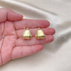 Oro Laminado Children Hoop, Gold Filled Style Polished, Golden Finish, 02.122.0119.15
