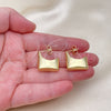 Gold Filled Ring — Stud Earring Polished 02. — alternate product view — SKU 153339 | Oro Laminado anillo — Stud Earring pulido 02. — SKU 153339