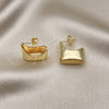 Gold Filled Ring — Stud Earring Polished 02. — alternate product view — SKU 153339 | Oro Laminado anillo — Stud Earring pulido 02. — SKU 153339