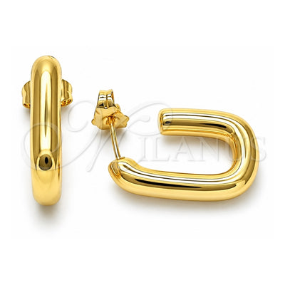 Oro Laminado Small Hoop, Gold Filled Style Polished, Golden Finish, 02.385.0015.15