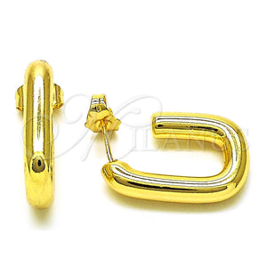 Gold Filled Hoop Earrings — Small Hoop Polished 02. — main product view — SKU 153340 | Oro Laminado aretes de aro — Small Hoop pulido 02. — SKU 153340