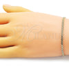 Oro Laminado Basic Bracelet, Gold Filled Style Bismark Design, Polished, Golden Finish, 04.213.0262.07 (Thickness, 7 Inches Length)