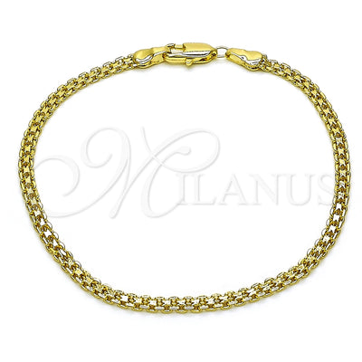 Dorado Oro Laminado Pulsera, vista principal del producto por Mayoreo, vista principal del producto