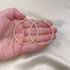 Oro Laminado Large Hoop, Gold Filled Style Polished, Golden Finish, 02.93.0004.50