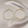 Oro Laminado Large Hoop, Gold Filled Style Polished, Golden Finish, 02.93.0004.50