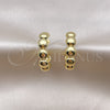 Oro Laminado Medium Hoop, Gold Filled Style Polished, Golden Finish, 02.341.0152.30