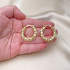 Oro Laminado Medium Hoop, Gold Filled Style Polished, Golden Finish, 02.213.0540.30