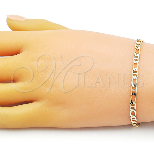 Gold Filled Bracelet — Basic Bracelet Polished 04.63. 0.80 Gauge 04 MM — alternate product view — SKU 153531 | Oro Laminado brazalete — básico Bracelet pulido 04.63. 0.80 Gauge 04 MM — SKU 153531