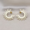 Oro Laminado Stud Earring, Gold Filled Style Polished, Golden Finish, 02.213.0547