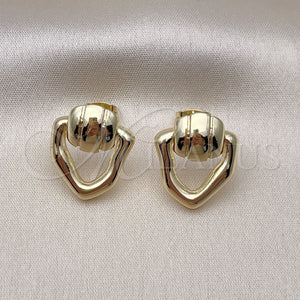Gold Filled Ring — Stud Earring Polished 02. — main product view — SKU 153593 | Oro Laminado anillo — Stud Earring pulido 02. — SKU 153593