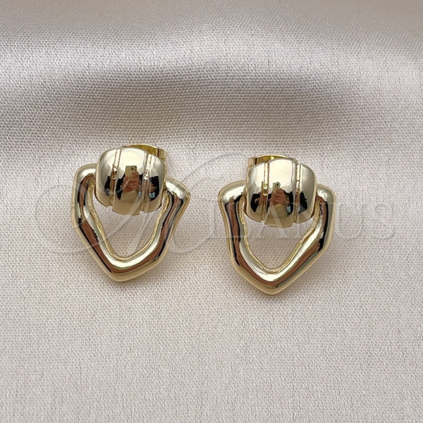 Gold Filled Ring — Stud Earring Polished 02. — main product view — SKU 153593 | Oro Laminado anillo — Stud Earring pulido 02. — SKU 153593