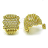 Oro Laminado Stud Earring, Gold Filled Style Polished, Golden Finish, 02.213.0558