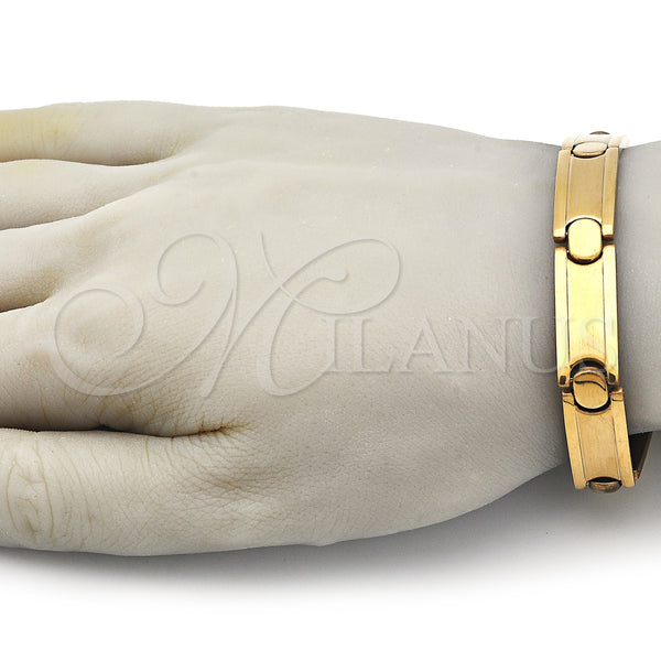 Stainless Steel Bracelet — Solid Bracelet Polished 03. 11 MM Thickness 8 — alternate product view — SKU 153798 | Acero Inoxidable brazalete — Solid Bracelet pulido 03. 11 MM Thickness 8 — SKU 153798