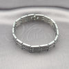 Stainless Steel Solid Bracelet, Polished, Steel Finish, 03.114.0274.3.09 (14 MM Thickness, 9 Inches Length)